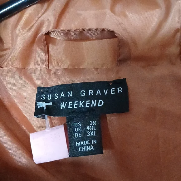 Susan Graver Copper Vest - Picture 2 of 6